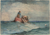 温斯洛-荷马-1887-拖网艺术印刷精美艺术复制墙艺术 id-auvh534uf