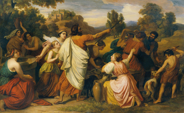 carl-rahl-1851-moses-protected-the-daughters-requels-art-print-fine-art-reproduction-wall-art-id-auvli4k4u