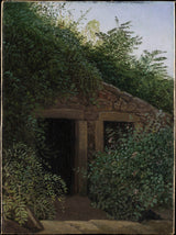 卡爾-古斯塔夫-卡魯斯-1824-雜草叢生的礦井藝術印刷美術複製品牆藝術 id-auwxvbfm9