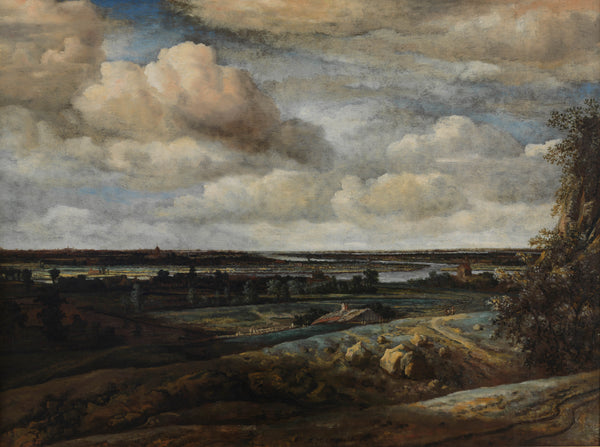 philip-de-koninck-1654-dutch-panoramic-landscape-with-a-river-art-print-fine-art-reproduction-wall-art-id-auxurau6e