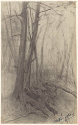 willem-maris-1854-träd-i-en-skog-konsttryck-finkonst-reproduktion-väggkonst-id-av0bcv38t
