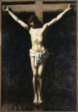 ジャン・ジャック・ヘナー1889年十字架上のキリストアートプリントファインアート複製ウォールアート