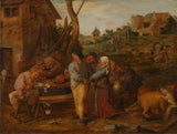 adriaen-brouwer-1620-seljačka-svađa-umjetnost-otisak-fine-umjetničko-reprodukcija-zidna-umjetnička-id-av223ie7b