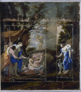 미셸-도리니-1635-다이앤-칼리스토의 임신 발견-예술-인쇄-미술-복제-벽 예술