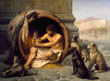Jean-Leon-Gerome-1860-Diogenes-Art-Print-Fine-Art-Reprodução-Wall-Art-Id-av420dlky