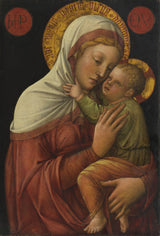jacopo-bellini-1465-madonna-z-dzieckiem-drukiem-reprodukcja-dzieł sztuki-sztuka-ścienna-id-av4jzx1ff