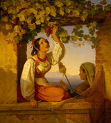 carl-tischbein-1818-Neapolitan-ndị na-akụ azụ-ada-art-ebipụta-fine-art-mmeputa-wall-art-id-av4nihty2