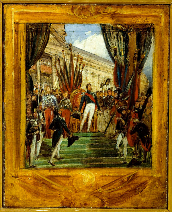 joseph-desire-court-1834-louis-philippe-distributing-flags-to-the-national-guard-of-paris-and-the-suburbs-the-champ-de-mars-august-29-1830-art-print-fine-art-reproduction-wall-art