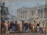 pierre-antoine-demachy-1793-perrin-uitstalling-oor-revolusie-vierkant-op-29-vendemiaire-jaar-ii-kuns-druk-fyn-kuns-reproduksie-muurkuns