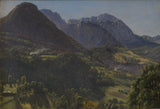托马斯·费恩利景观蒂罗尔艺术印刷美术复制墙艺术 id av612jgm2