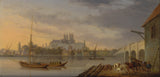 威廉·安德森-1818-從南邊看威斯敏斯特橋和修道院的景色-藝術印刷品-美術複製品-牆藝術-id-av6h4cmim