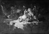 họa sĩ người Pháp-thế kỷ 18-putti-với-rổ-hoa-nghệ thuật-in-mỹ thuật-tái tạo-tường-nghệ thuật-id-av6m4zsdv
