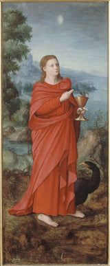 匿名1500圣约翰在拔摩岛上的艺术印刷精美的艺术复制品墙艺术