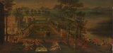 okänd-1590-nöjesträdgårdskonst-tryck-finkonst-reproduktion-väggkonst-id-av798ihko