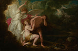 本傑明·韋斯特-1791-從天堂驅逐亞當和夏娃-藝術印刷品美術複製品牆藝術id-av7ylin75