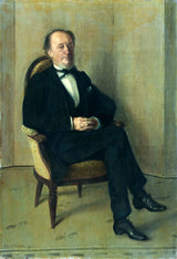 雅克埃米爾布蘭奇 1887 年約翰勒莫萬肖像藝術印刷美術複製品牆藝術