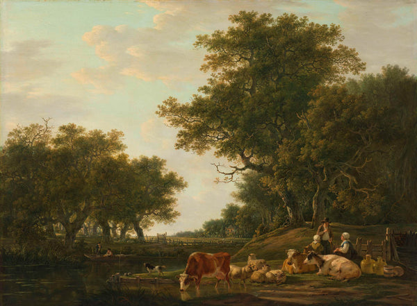 jacob-van-strij-1800-landscape-with-peasants-with-their-cattle-and-anglers-on-art-print-fine-art-reproduction-wall-art-id-avassnt9u