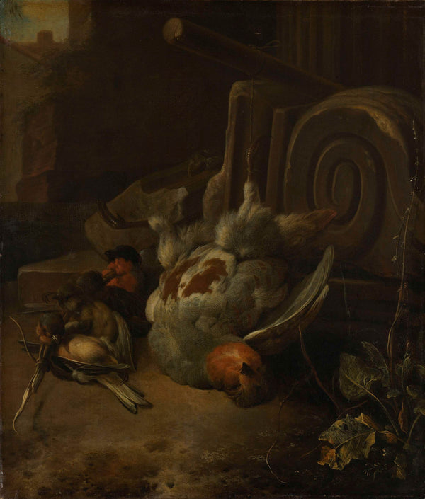 melchior-d-hondecoeter-1660-dead-birds-art-print-fine-art-reproduction-wall-art-id-avb8wfinm