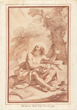 未知-1601-圣杰罗姆在沙漠艺术印刷精美艺术复制墙艺术 id avbhd25v8