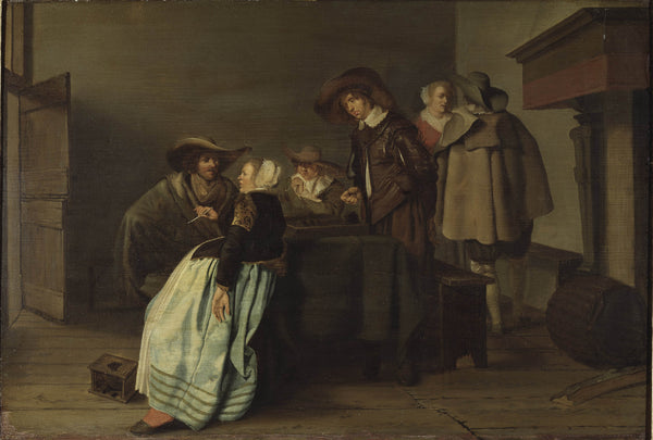 pieter-codde-1628-a-conversation-art-print-fine-art-reproduction-wall-art-id-avboyn77b