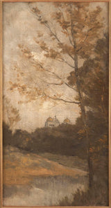 auguste-emmanuel-pointelin-1888-skisse-for-trapp-av-festivalen-av-by-hall-of-paris-the-ujevn-kunst-trykk-kunst-reproduksjon-vegg- Kunst