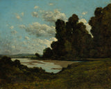 亨利·約瑟夫·哈皮尼斯-1901-盧瓦爾河在訥韋爾藝術印刷品美術複製品牆藝術 id-avdypgb2p