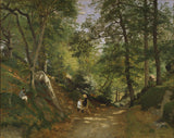 oscar-hore-1876-leto-krajina-takmer Fontainebleau-art-print-fine-art-reprodukčnej-wall-art-id-avexftlow