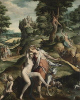 巴塞洛繆斯-斯普蘭格-1585-維納斯和阿多尼斯-藝術印刷-美術複製品-牆藝術-id-avf2gsce1