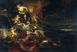 cornelis-bisschop-1668-alegorija-on-the-raid-on-chatham-1667-s-portretom-umetniški-tisk-fine-umetniške reprodukcije-wall-art-id-avf6zfnsa