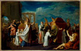 Louis-Galoche-1698-prijevod-relikvija-sv-augustina-skica-za-slikanje-trpezarije-samostana-petits-peres- crkva-naše-dame-pobjede-trenutna-2.-okruzna-umjetnost-tisak-likovna-reprodukcija-zidna-umjetnost