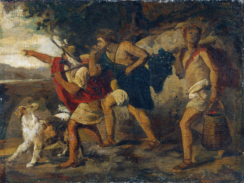 carl-rahl-the-scouts-with-the-grape-art-print-fine-art-reproduction-wall-art-id-avg6zmps8