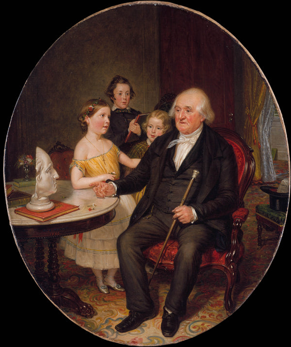 william-sidney-mount-1852-great-grand-fathers-tale-of-the-revolution-a-portrait-of-reverend-zachariah-greene-art-print-fine-art-reproduction-wall-art-id-avgtu61me