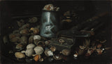 joseph-decker-1886-мртва природа-со-калај-конзерви-и-ореви-уметност-принт-фина-уметност-репродукција-ѕид-арт-ид-авгуијаклр