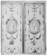 le-riche-panneau-décoratif-du-18e-siècle-un-d-une-paire-impression-d'art-reproduction-d'art-mur-art-id-avh4dl97d