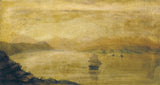 charles-decimus-barraud-1850-bosättning-vid-port-ross-auckland-öarna-konsttryck-finkonst-reproduktion-väggkonst-id-avi4tuwm7