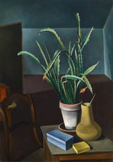 alexander-kanoldt-1923-kaktus-še vedno življenje-umetnost-tisk-likovna-umetnost-reprodukcija-stena-umetnost-id-aviaidrcc