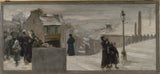 paul-louis-delance-1889-skitse-til-kontoret-for-præfekten-for-byhuset-i-Paris-hunger-kunst-print-fine-art-reproduktionsvæg- kunst