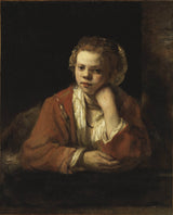 Рембрандт-ван-ријн-1651-тхе-китцхен-собарица-арт-принт-фине-арт-репродукција-зид-уметност-ид-авјнту5е5