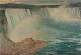 八月历经1909年-尼亚加拉大瀑布-美术印刷品-精美艺术复制品-壁画-艺术ID -avku77k2f
