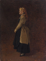 亞瑟·格奧爾格·弗雷赫爾·馮·蘭伯格的藝術家女兒藝術印刷品美術複製品牆藝術 id-avlz1e895 的肖像