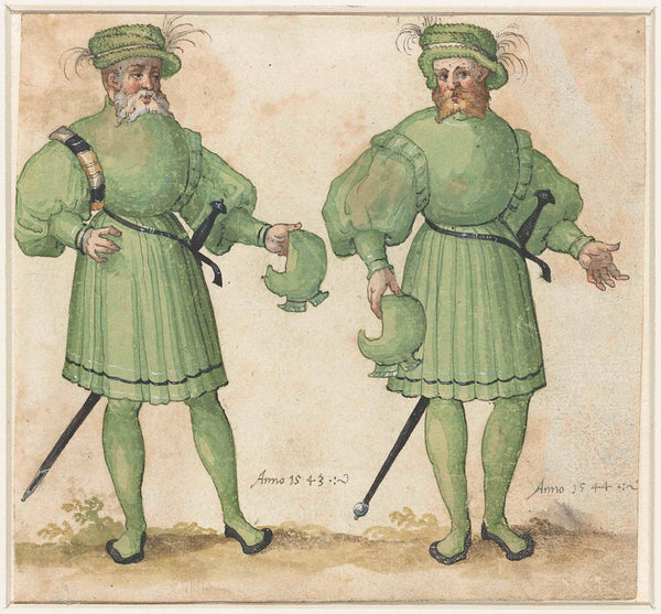 unknown-1530-two-courtiers-in-light-green-dress-art-print-fine-art-reproduction-wall-art-id-avmfv3qu7