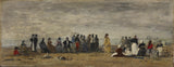 eugene-boudin-1871-Trouville-art-print-fine-art-riproduzione-wall-art-id-avo7bxavl