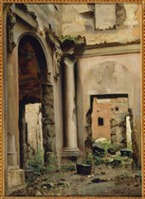 georges-rouard-1888-vue-interieure-des-ruines-de-l-ancienne-cour-des-comptes-le-quai-dorsay-impression-d'art-reproduction-d'art-mur-art