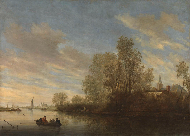 salomon-van-ruysdael-1645-river-view-near-deventer-art-print-fine-art-reproduction-wall-art-id-avpavwjmb