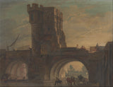 保罗桑德比1772年老桥在舒兹伯利艺术印刷精美艺术复制品墙艺术id-avqfpbe4n