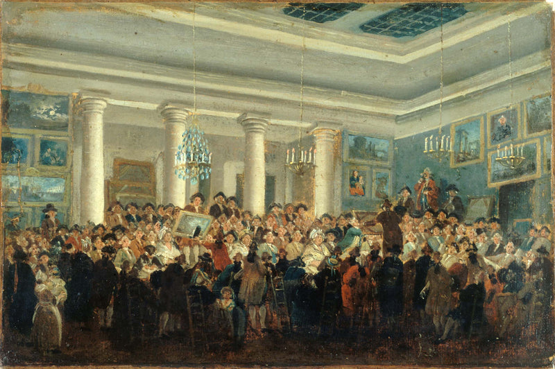 pierre-antoine-demachy-1785-public-sale-of-paintings-art-print-fine-art-reproduction-wall-art