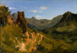 西奥多·卢梭1830在奥弗涅山脉的山谷中，艺术印刷精美的艺术复制品墙上的艺术idavsr4qie1