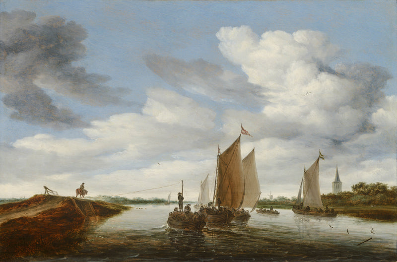 salomon-van-ruysdael-1660-river-landscape-with-sailing-boats-and-a-horse-drawn-barge-art-print-fine-art-reproduction-wall-art-id-avt47wbp8