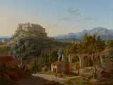 leo-von-klenze-1827-landscape-with-the-castle-of-massa-di-carrara-art-print-fine-art-reproduction-wall-art-id-avt4vw046