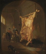 abraham-van-den-hecken-1635-de-geslachte-koe-art-print-fine-art-reproductie-wall-art-id-avtfv7fa0